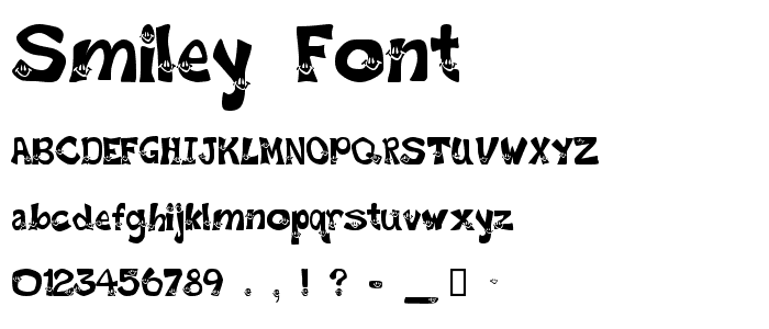 Smiley Font font